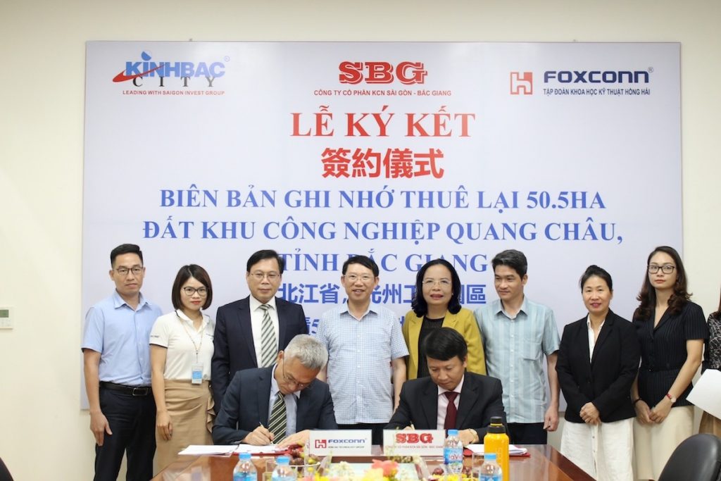 Foxconn đầu tư vào Bắc Giang